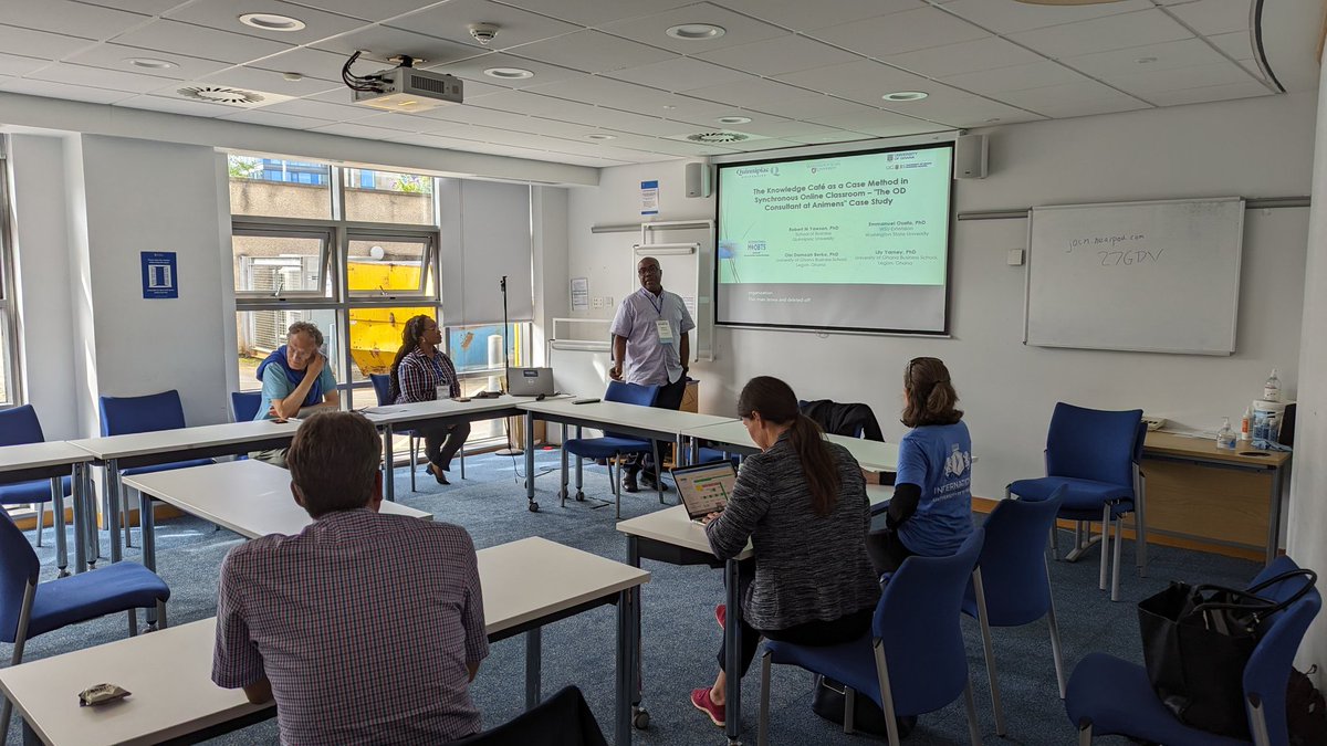 MOBTS (@obts1) on Twitter photo "The Knowledge Cafe as a Case Method," with Robert Yawson (<a href="/rmyawson/">Robert M. Yawson</a>) and Lily Yarney at #IMOBTS2023 at University of St Andrews. "The Knowledge Cafe as a Case Method," with Robert Yawson (<a href="/rmyawson/">Robert M. Yawson</a>) and Lily Yarney at #IMOBTS2023 at University of St Andrews.