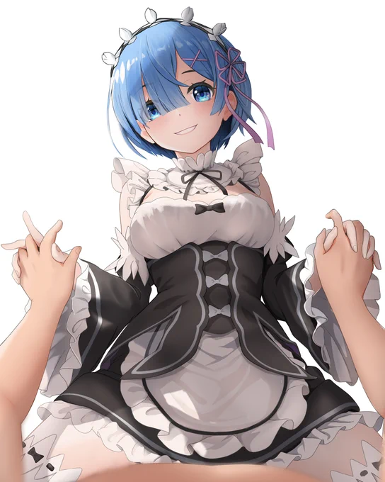 見上げればレム…リクエストありがとう#リゼロ #レム 