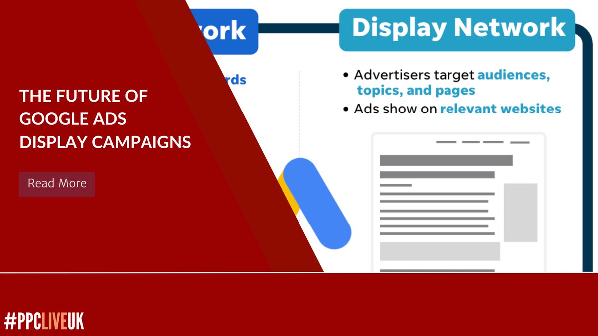 ppcliveuk's tweet photo. Interesting...just as Google is encouraging you to migrate Display to PMax - we had one of our brilliant writers @adclarke10, take us through the future of Google Display Campaigns.😏 Some eerily accurate predictions there. The future is now! #PPCChat
https://t.co/ZvAnpwFWrU https://t.co/4HgrtcyISL