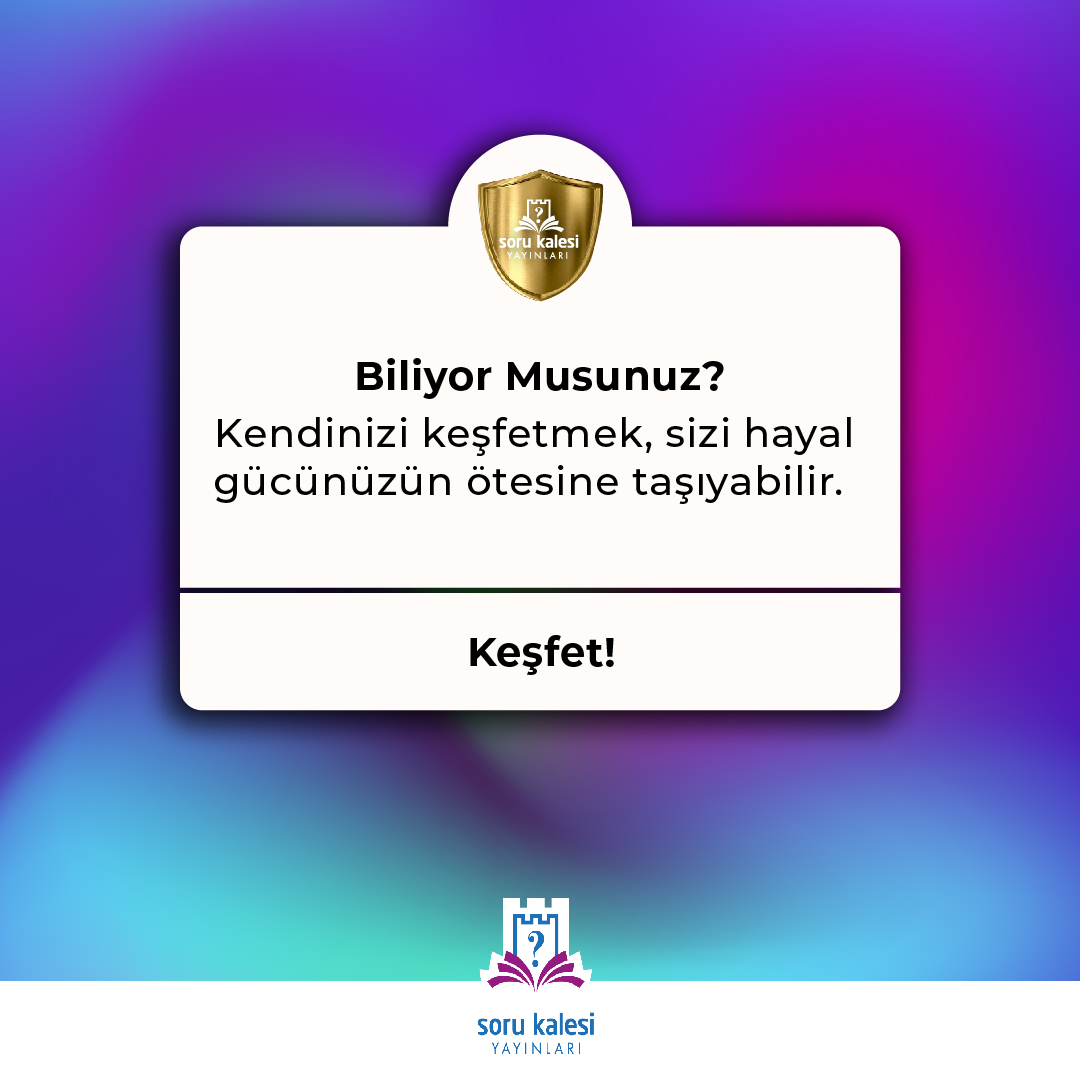 Kendimizi tanıdıkça, içimizdeki gücü ve yetenekleri keşfederiz. Hayal gücümüzün ötesine geçmek için önce kendimize inanmalı, potansiyelimizi sınırlandırmamalıyız!
#motivasyon #önemlibilgiler #başarı #yks