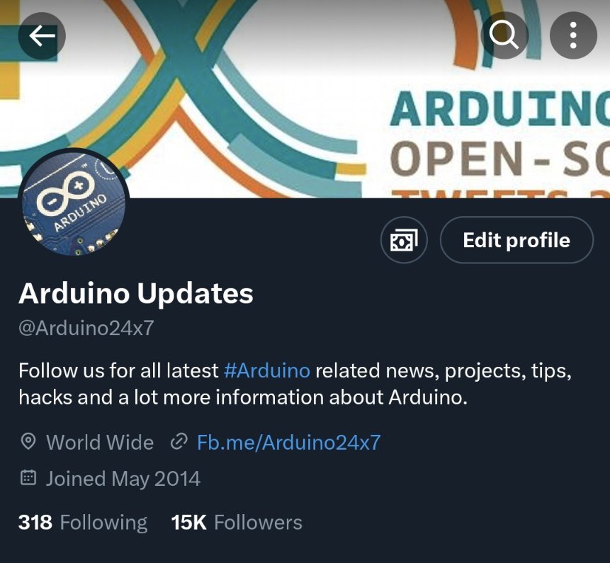 OrderOfEntropy's tweet image. Just touched 15K followers,  @Arduino24x7 has miles to go.