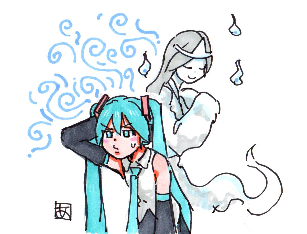 hatsune miku long hair twintails necktie detached sleeves shirt sleeveless hair ornament  illustration images