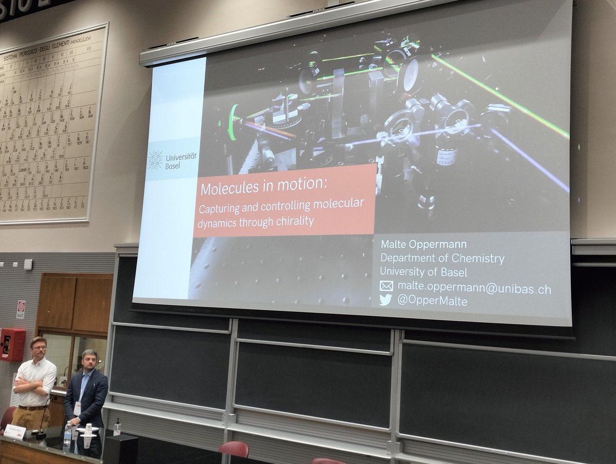chirality2023's tweet photo. @MalteOppermann ready to deliver his keynote lecture at #Chirality2023 https://t.co/XS4Nqg3FId
