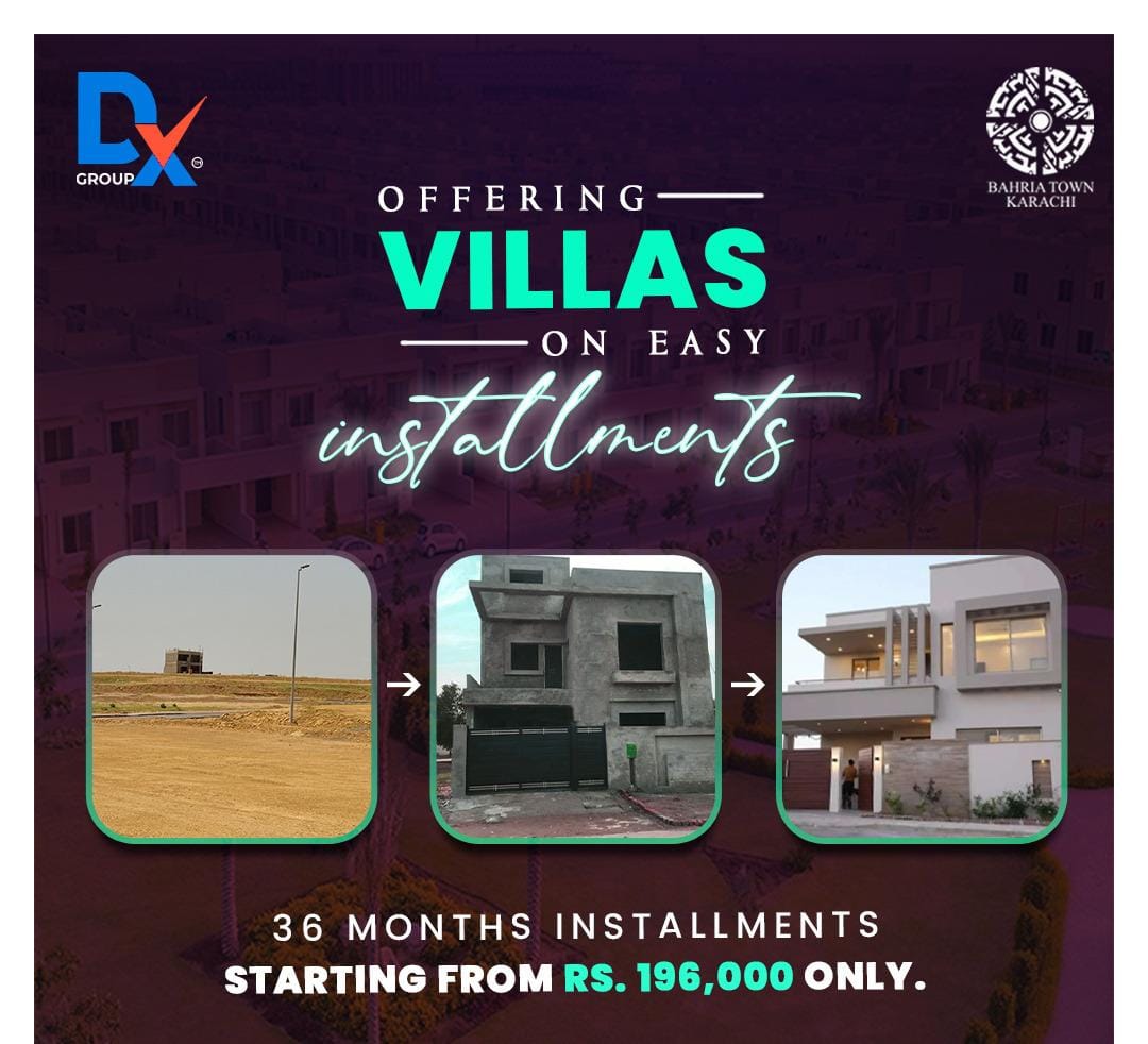 Stay Tuned for more updates!
Call: 0300-7888294
#villaconstruction #constructioncompany #oninstallment #BahriaTown #karachi #dxgroup