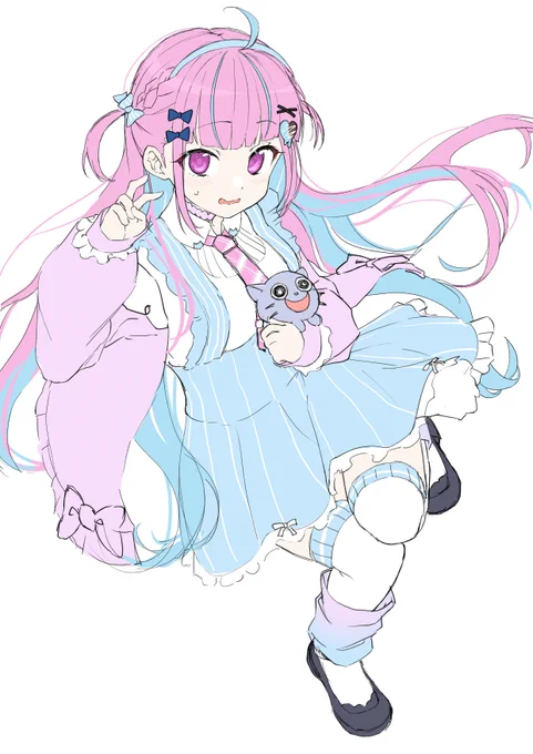 描き途中あくたんかわいい 
