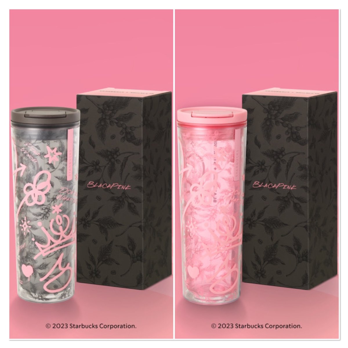 dekbebeb's tweet photo. WTS Official Tumbler Blackpink X Starbucks
Hitam Acrylic IDR 660K
Pink Acrylic IDR 670K https://t.co/lDOWtaYPu1