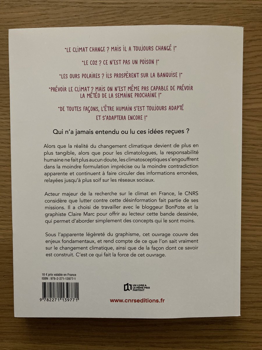 Eric78280's tweet image. #UrgenceClimatique 

Stop aux idées reçues
Stop à la désinformation
Faites la distinction entre la #Météo et le #Climat 
L’ampleur de la situation du #RéchauffementClimatique n’est pas à minimiser❗️
L’urgence est à agir et à ne surtout pas être dans le déni❗️ 

#ÉtéLecture 📖