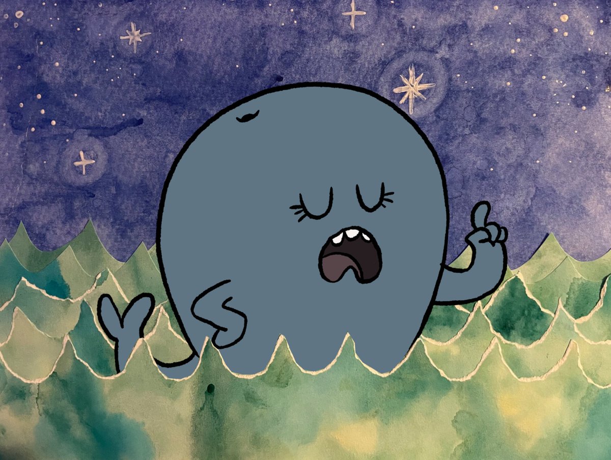Spammykiins's tweet image. Been experimenting a bit with traditional backgrounds, and I think I like doing it this way better. I&apos;m a bit rusty with my watercolors!