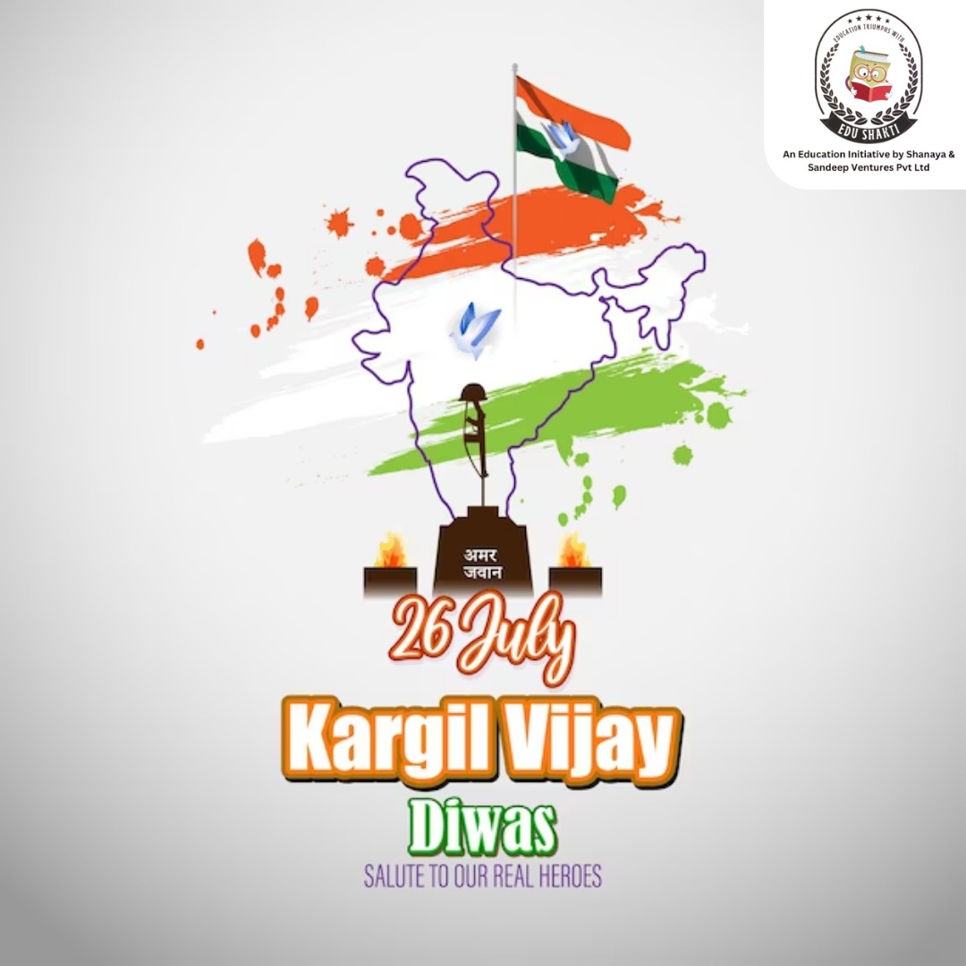 EduShakti's tweet photo. Saluting the courageous Heroes on Kargil Vijay Diwas.
We honour the invincible spirit and sacrifice of our brave souls who fought for our nation’s pride. On this day, we remember their valour and dedication and are forever grateful for their selfless service. #kargilvijaydiwas https://t.co/hyvXl0RiHJ