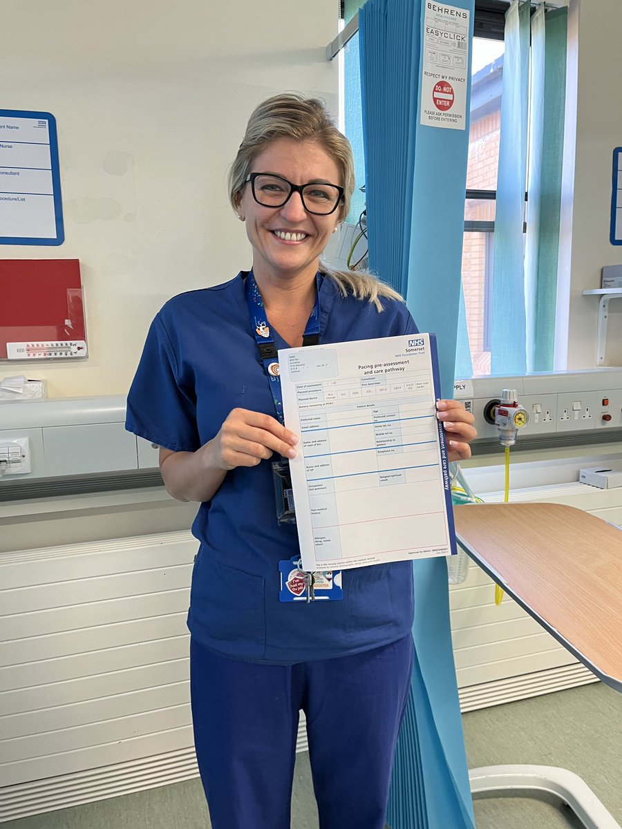 Huge well done to JR SR Anca. Our new lab pacing pathway document has arrived today and is now ready for use! Great new document, safety checklist and recovery pathway to support patient care. An excellent QI project!! Great job Anca x <a href="/SomersetFT/">Somerset NHS Foundation Trust</a> <a href="/SomersetSafety/">Somerset Safety Team</a> @halley_kimber