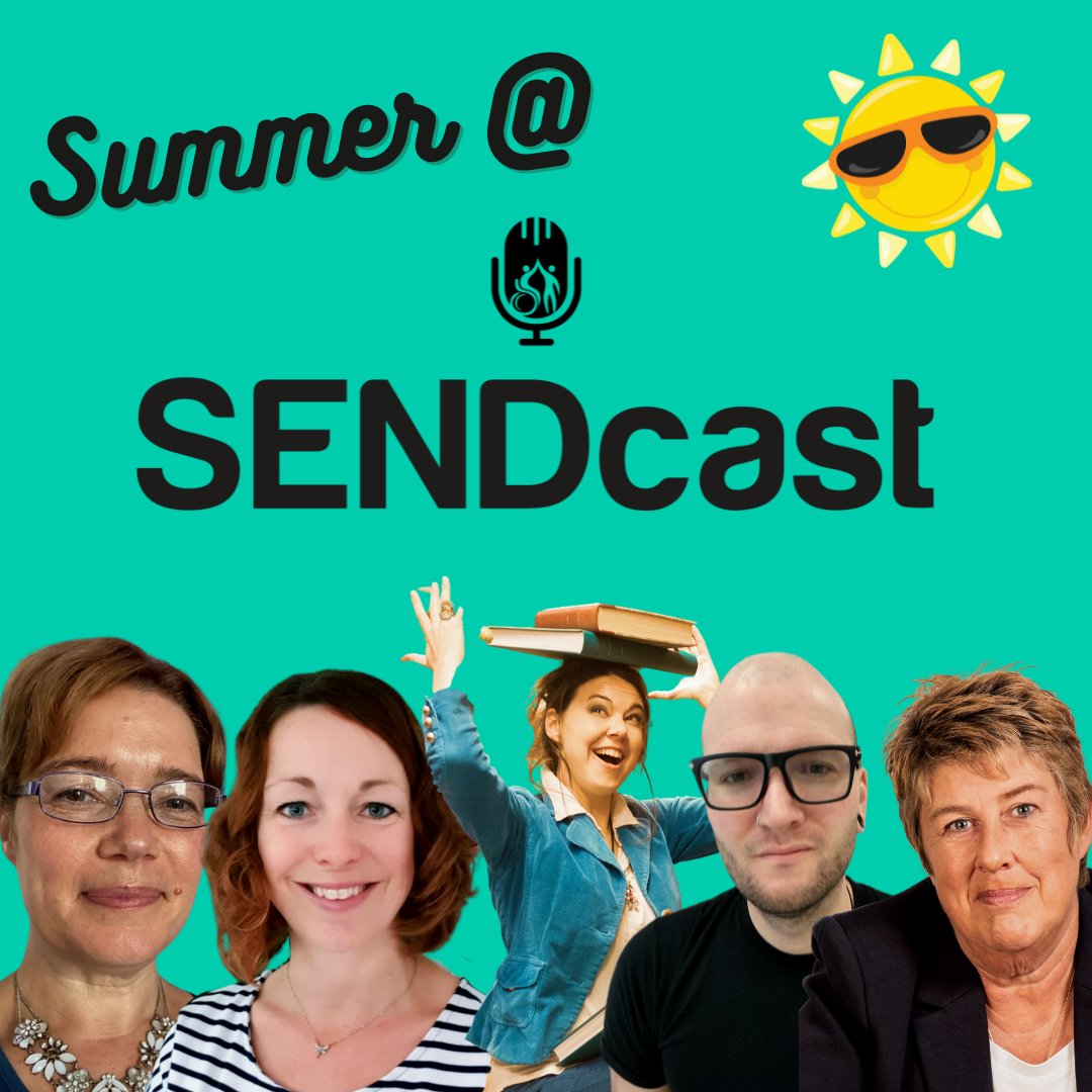 Welcome to the summer holidays! 😎 We have a great lineup of podcasters for you over the next few weeks; tune-in to hear from <a href="/nasen_org/">nasen</a> @AdeleBatesZ <a href="/bemoreollie/">Ollie Super Powers</a> <a href="/CraigBarbersBL2/">Craig's Barbers Shop</a> &amp; SEND coach Jodie Warren! Available on the usual #podcast channels 🎧

#summerlistening