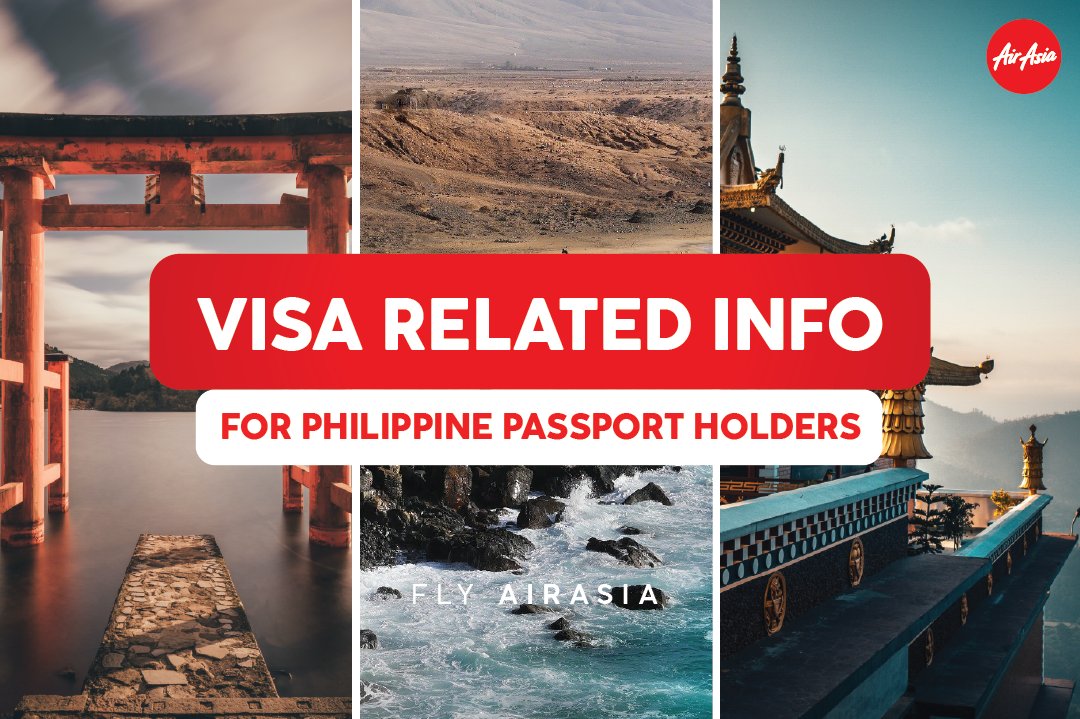 AirAsiaFilipino's tweet photo. Planning your next international adventure with #AirAsia? 🌍 Before you take off, here are the essential visa-related info you need to know to ensure smooth travels.✈

#FlyAirAsia
#FlywiththeChampion
#WeDoItBest https://t.co/6mqC2vkyha