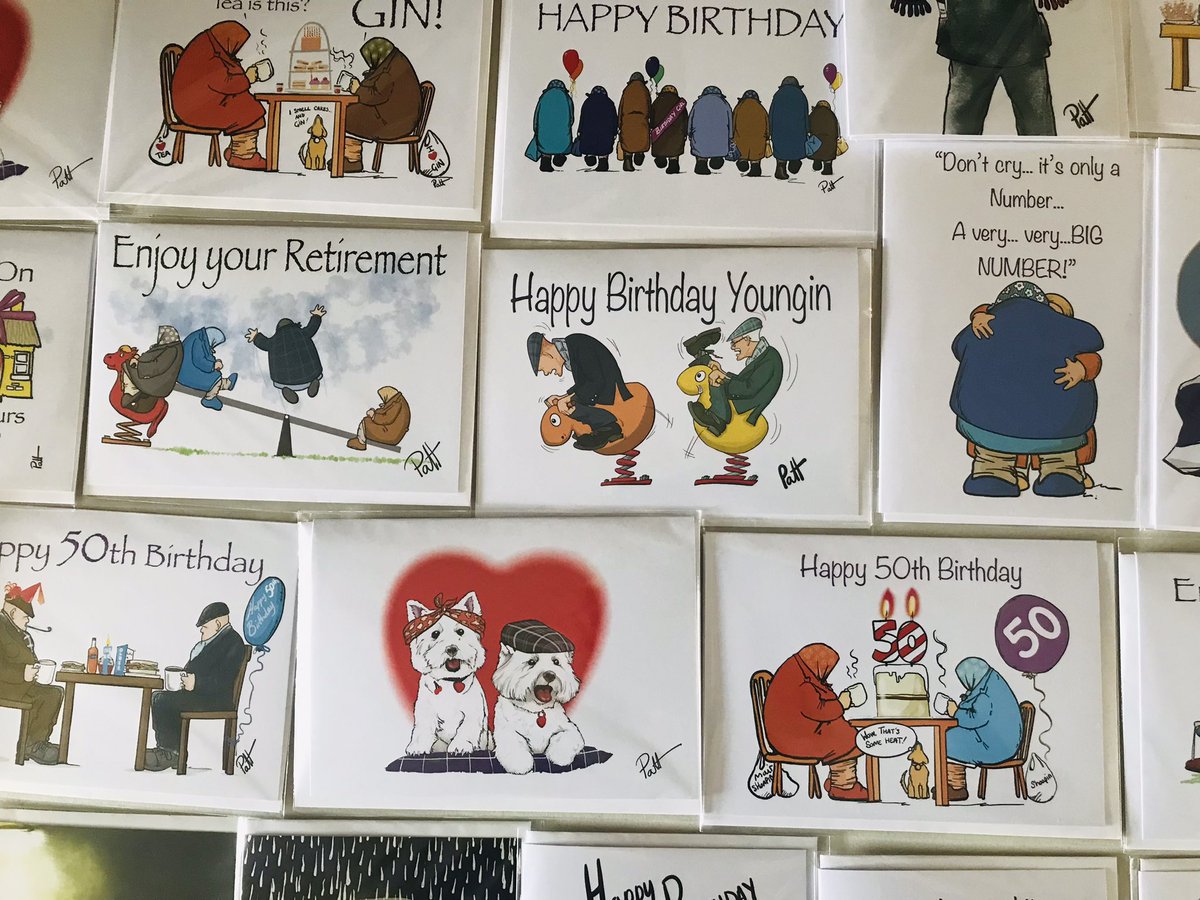 OorPatts's tweet photo. OorPatts cards. Made in Scotland by a wee man, once described as 
“Scotland’s best kept secret!” 
and 
“ Funnier than  ma uncle Tam, and he’s funny as…”
#MHHSBD #elevenseshour #cards #celebration #Glasgow #artist @WhatsOnGlasgow @Glasgow_Live 
Buy 👇🏼🤝🏴󠁧󠁢󠁳󠁣󠁴󠁿
https://t.co/AjB8Euazc0 https://t.co/G30fVWGqXU