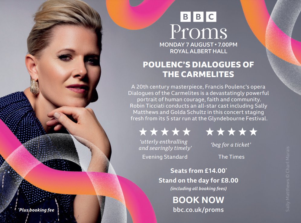 If you missed out on seeing our ★★★★★ Dialogues des Carmélites at the Festival you can catch a semi-staged version at <a href="/bbcproms/">BBC Proms</a> on Monday 7 August.

Full details here: royalalberthall.com/tickets/proms/…