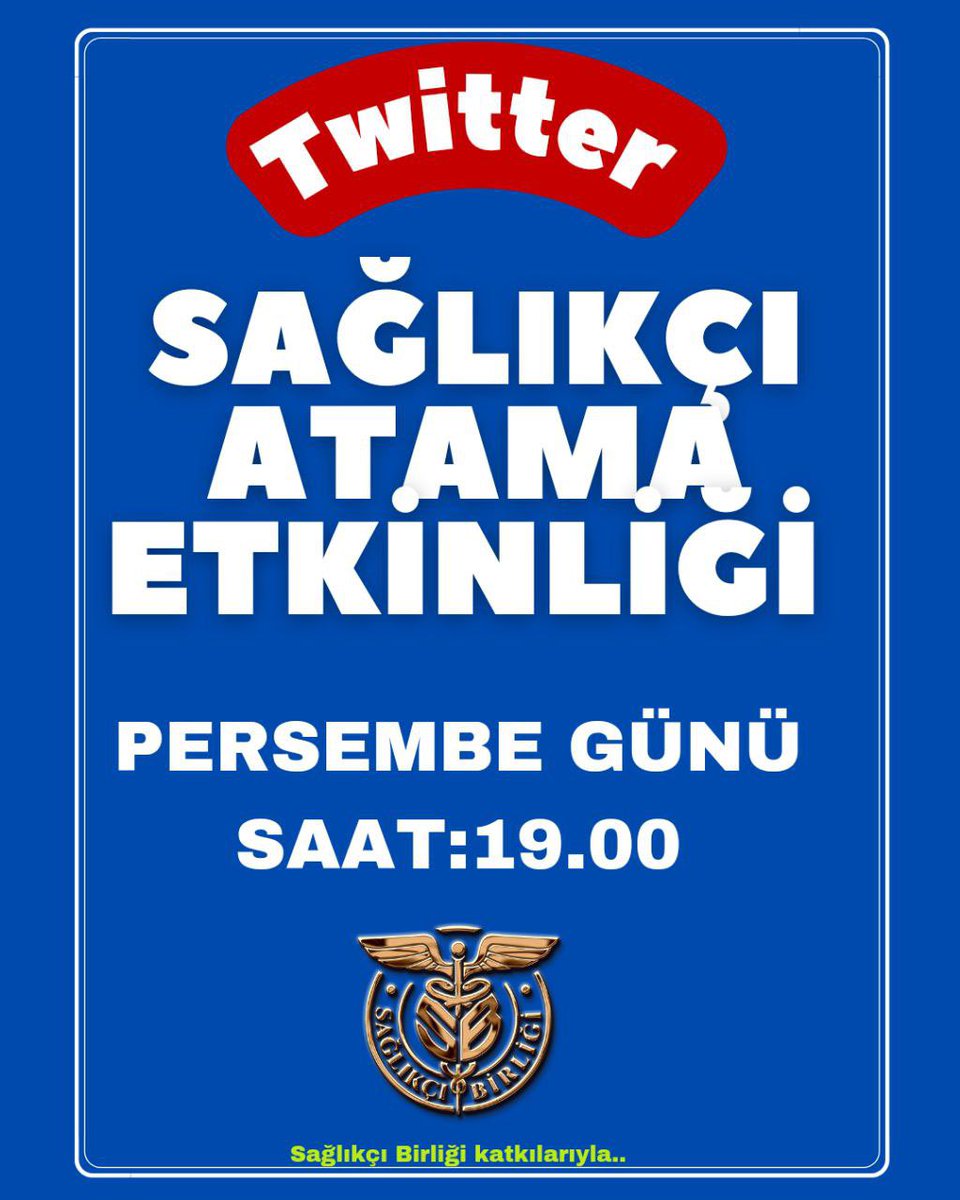 Sağlık hizmet kolunda ihtiyaç duyulan diplomalı personel karşısında 2023 mali yılıyla henüz bir atama gerçekleştirilmemiştir. Bu sebeple Sağlıkçı Birliği Sendikası Sağlıkta İstihdam Komisyonu öncülüğünde etkinlik takvimimiz belirlenmiştir.

t.me/+i4W52S94Y6EzZ…

27 Temmuz