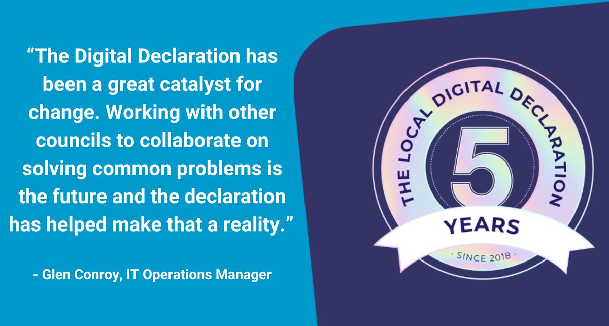 digitaldorset's tweet image. We&apos;re celebrating five years of the Local Digital Declaration. @DorsetCouncilUK was a co-signatory and collaboration is at its heart. We&apos;re developing sharable solutions, such as the development of reusable eCommerce capabilities and more.

#LocalDigital5Years