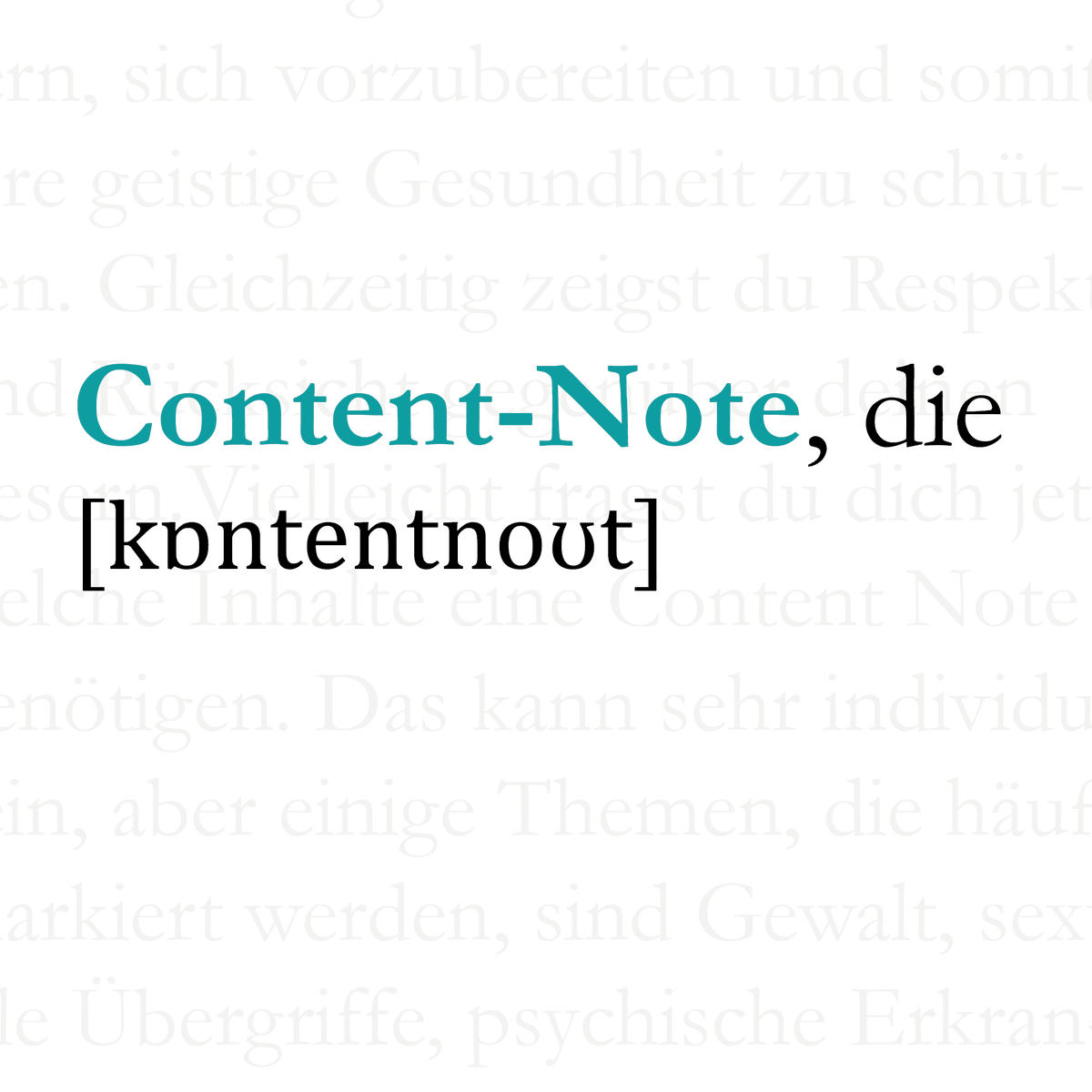 Tipp: Schütze die geistige Gesundheit deiner Leser: Kennzeichne sensible Inhalte mit Content Notes! 📝💜 #ContentNote #MentalHealth #Respekt #Bücherliebe