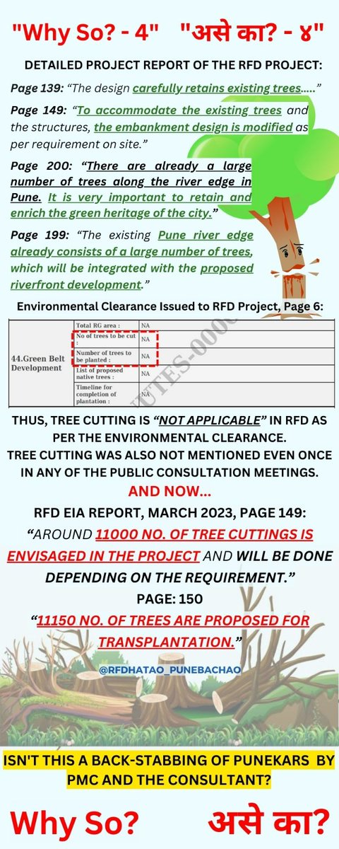 SVYadwadkar's tweet photo. Why So?
#RFDHATAOPUNEBACHAO
@Jairam_Ramesh 
@PMCPune @PMOIndia @CMOMaharashtra @AUThackeray 
@lifeindia2016 @nitin_gadkari @MPVandanaChavan 
@MirrorNow 
@LoksattaLive 
@lokmat 
@pudharionline 
@PuneTimesOnline 
@VinitaDeshmukh 
@jbaphna 
@SalimAli_Bird 
@VetalTekdi 
@PuneRivers https://t.co/U5B5Xhq9M1