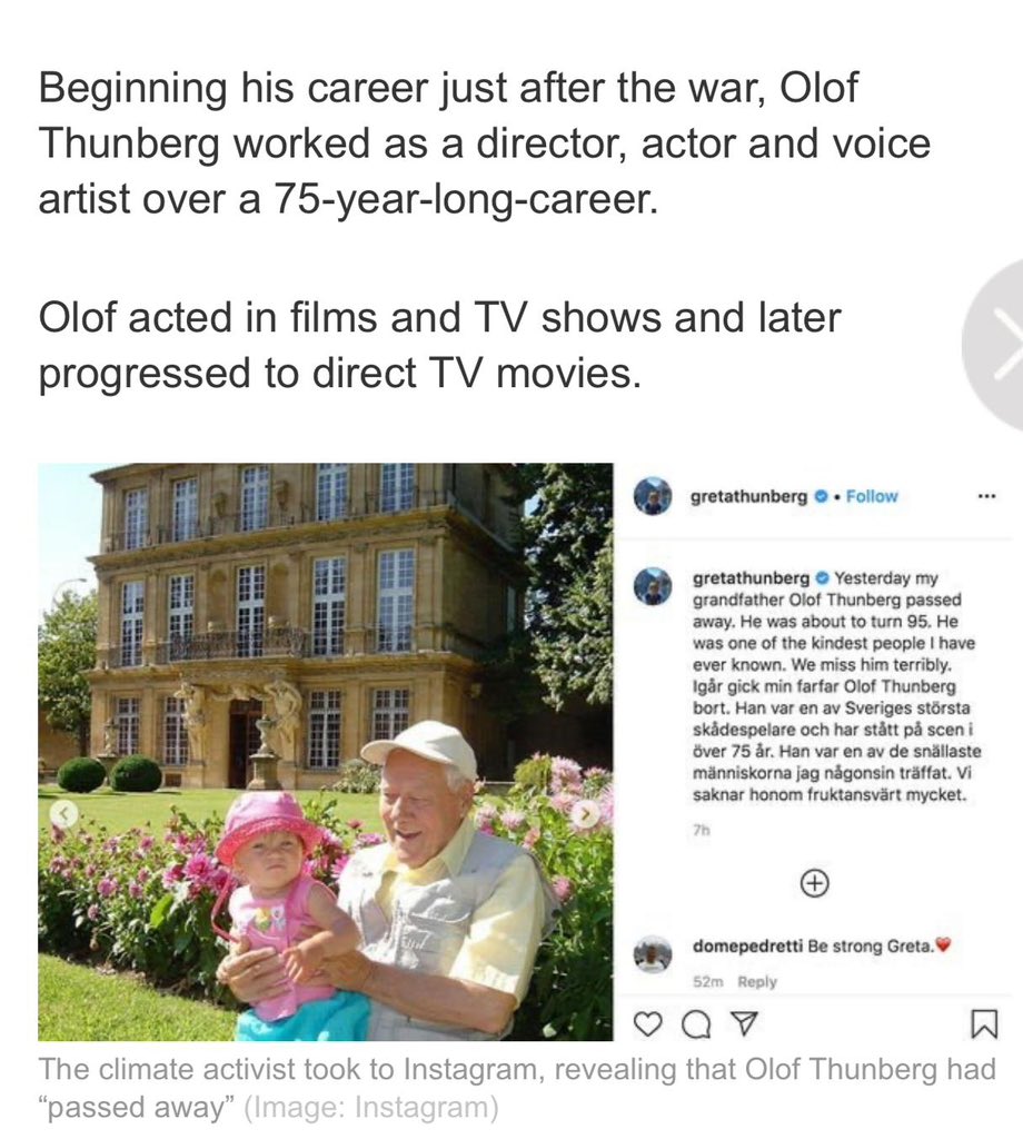 _HomeWorker's tweet photo. @DrLoupis What Greta and and media don’t want you to see. This is Baby Greta with her grandpa Olaf Tunfish at their hollyday mansion: https://t.co/UfYp8Hp3AI