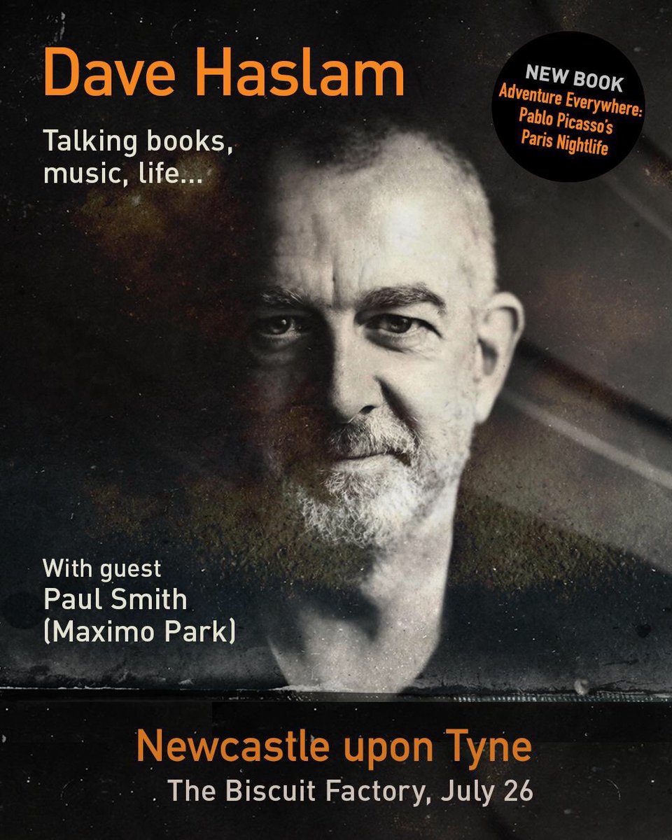 ForumBooks's tweet image. +++++ TODAY! DAVE!! +++++

books, music, life …

@Mr_Dave_Haslam w/ @paulsmithmusic 

TONIGHT @biscuit_factory 
Doors 6.30 for 7pm
see you there 

ticketsource.co.uk/forumbooks/an-…