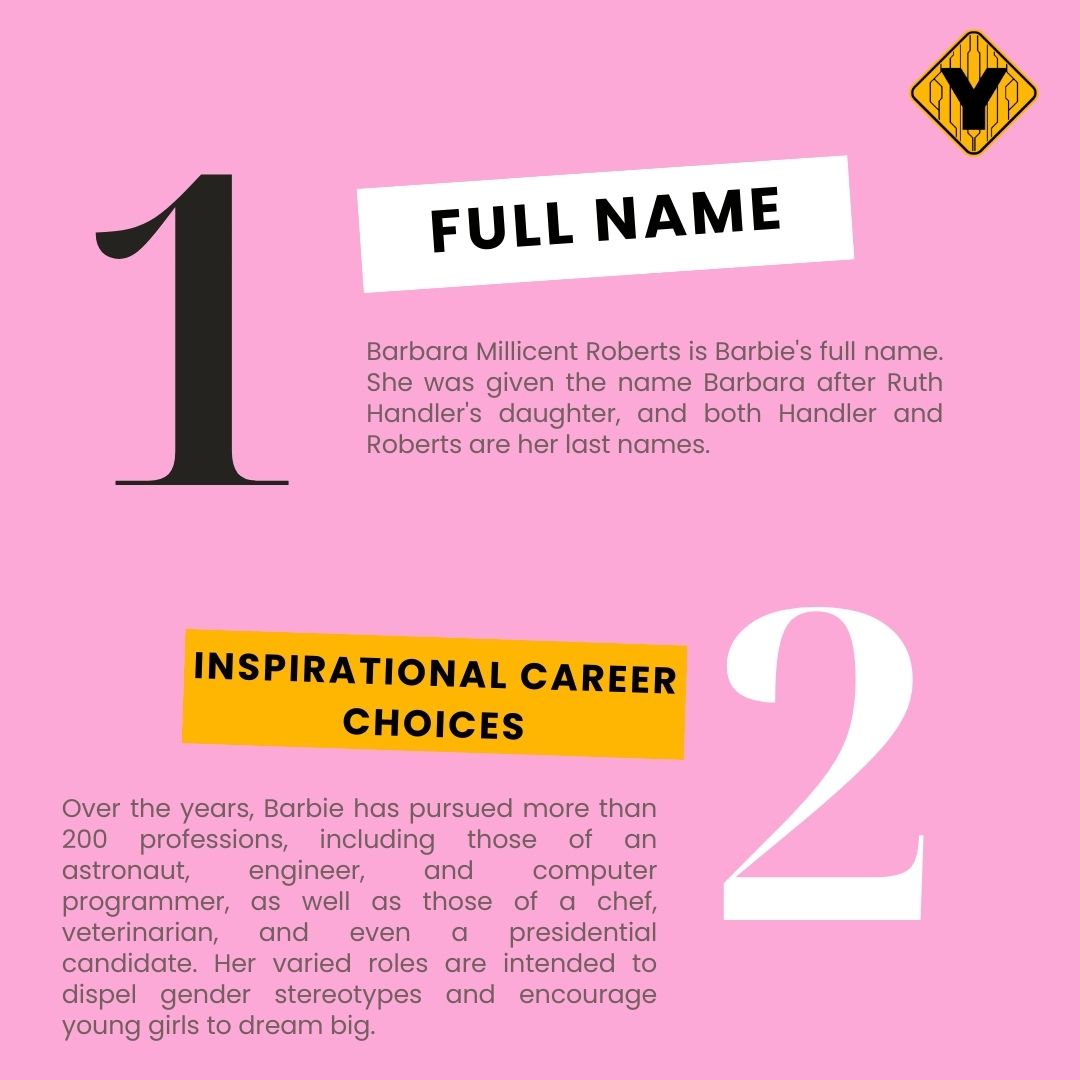 youtherium's tweet photo. Before you indulge in the cinema magic of "Barbie," let's sprinkle some delightful facts about this iconic character to add an extra sparkle to your movie experience! 🌟 #BarbieSZN #Barbie #Youtherium #Ken https://t.co/5QShJwvULs