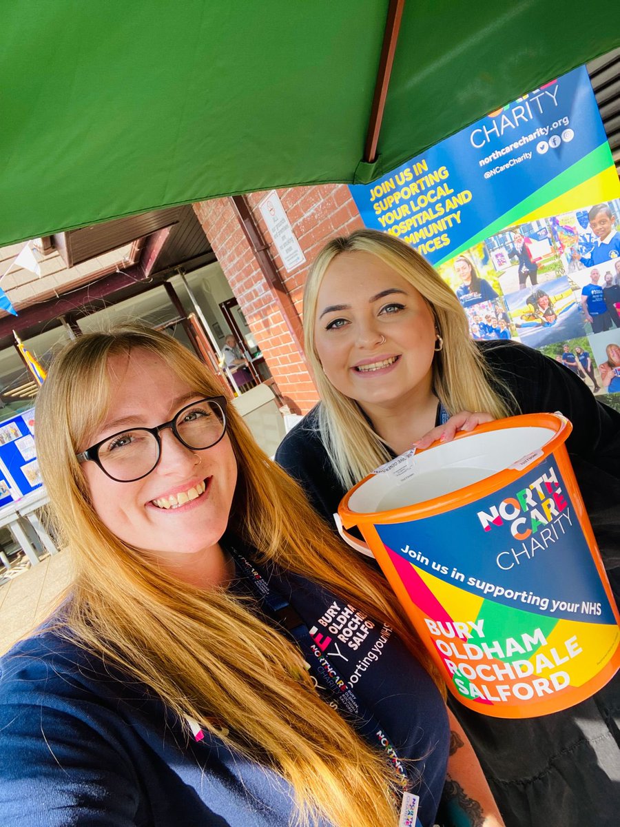 NCareCharity's tweet photo. We’re at the #SupportForYou wellbeing event at Fairfield General today! @BuryCO_NHS ☀️

Please come and say hi 👋 if you’re around, we’d love to chat to you about our exciting challenge events, #SummerRaffle and #CharityChampions programme! https://t.co/b7RXLF36ni