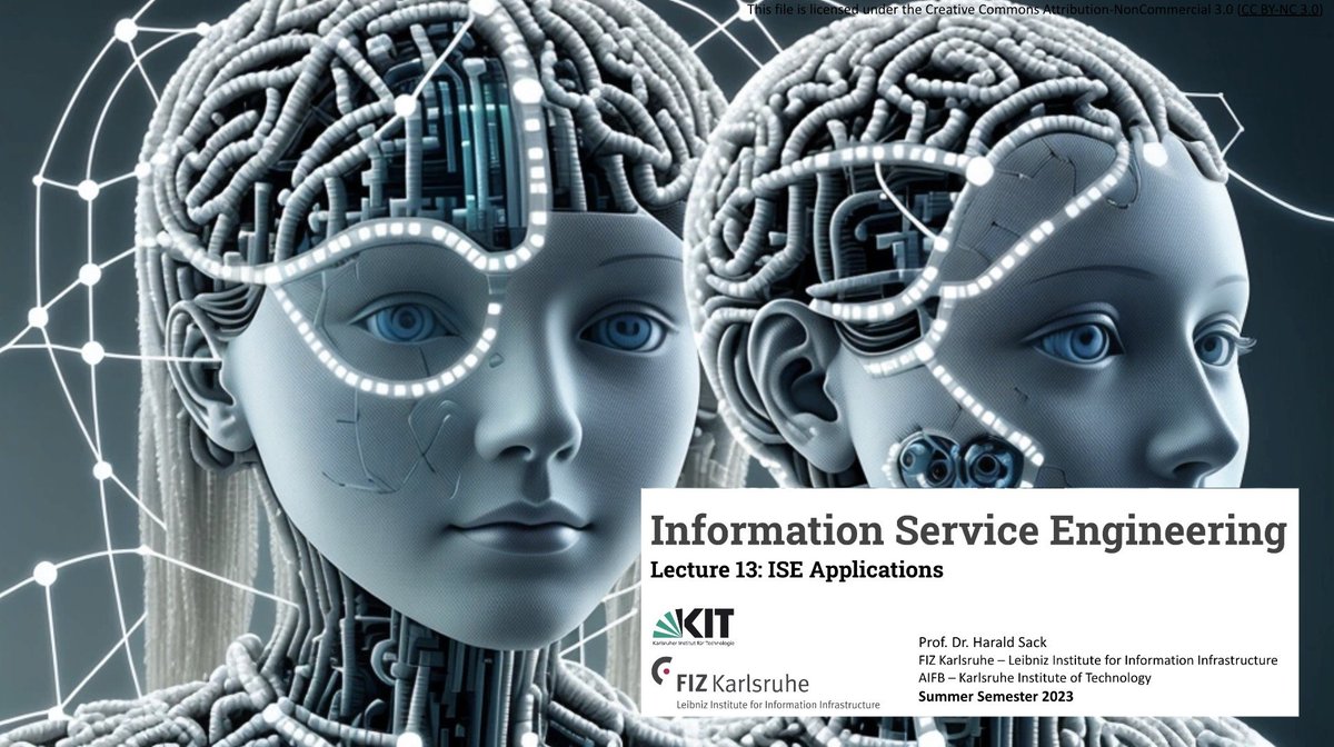 If you are interested in the #ise2023 #lecture content on #NLP, #knowledgegraphs, #machinelearning including #LLMs, information for the entire series (including slides) are available via the fediverse: sigmoid.social/tags/ise2023 @FIZKarlsruhe @fiziseka @KITKarlsruhe