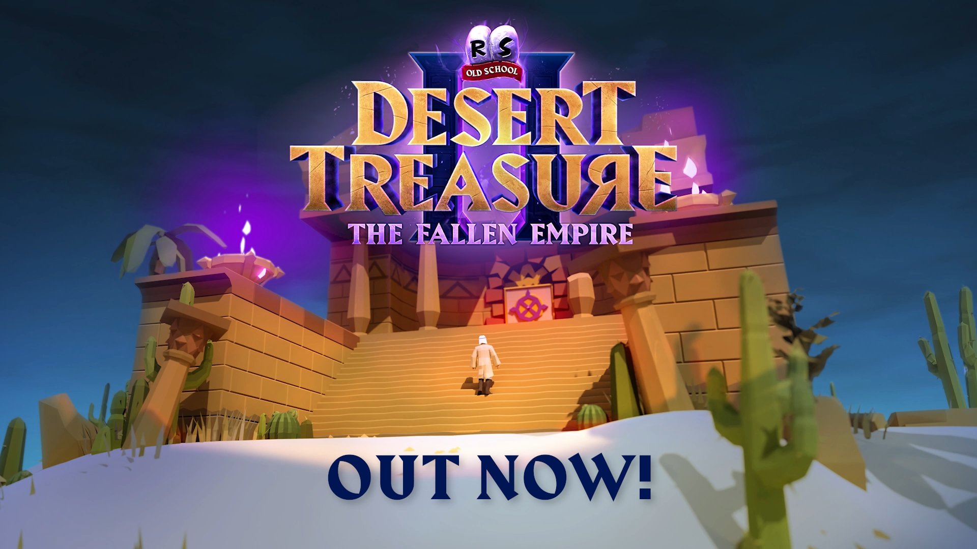 Old School RuneScape on X: ⚙️ GAME UPDATE ⚙️ 🏝️ This week, we're going  back to the Desert with more improvements to Desert Treasure II and its  bosses. Summer is truly in