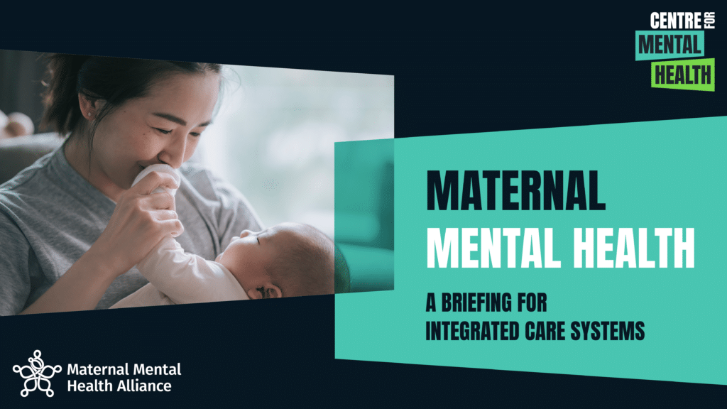 Integrated care systems have a unique opportunity to ensure that families get the right maternal mental health support at the right time, close to home. This new briefing from @CentreforMH and @MMHAlliance sets out how: bit.ly/43KoMb8 #MakeAllCareCount #PIMH