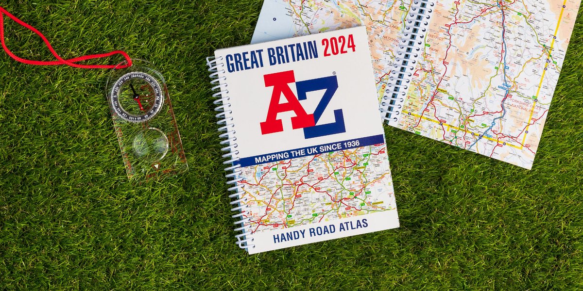 Spend more time enjoying your holiday instead of getting lost on your way there 🏖️ 

The Handy A-Z Road Atlas is perfect to keep in your glove box as a backup to sat nav!

Available now: ow.ly/XG2250Kt3JU

#2023RoadAtlases