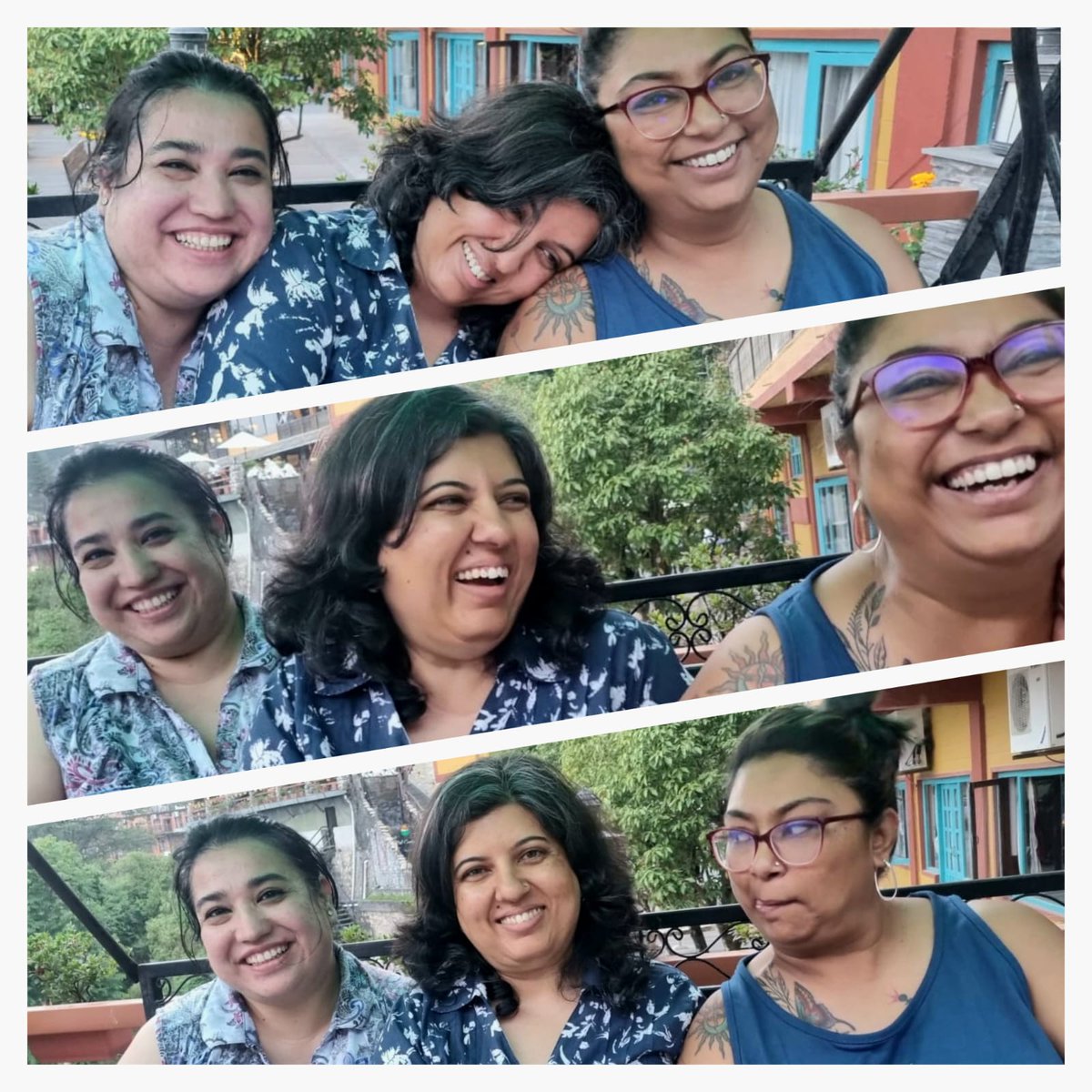 Sharing memories of #FeministJoy and solidarity!
During our June in-person training on How to Succeed at VAW Prevention, this happy moment between our collaborators @binitashres, Jaya Luintel & Poonam Rishal was captured in Nepal.
Thanks to Abit Manandhar for the photo.