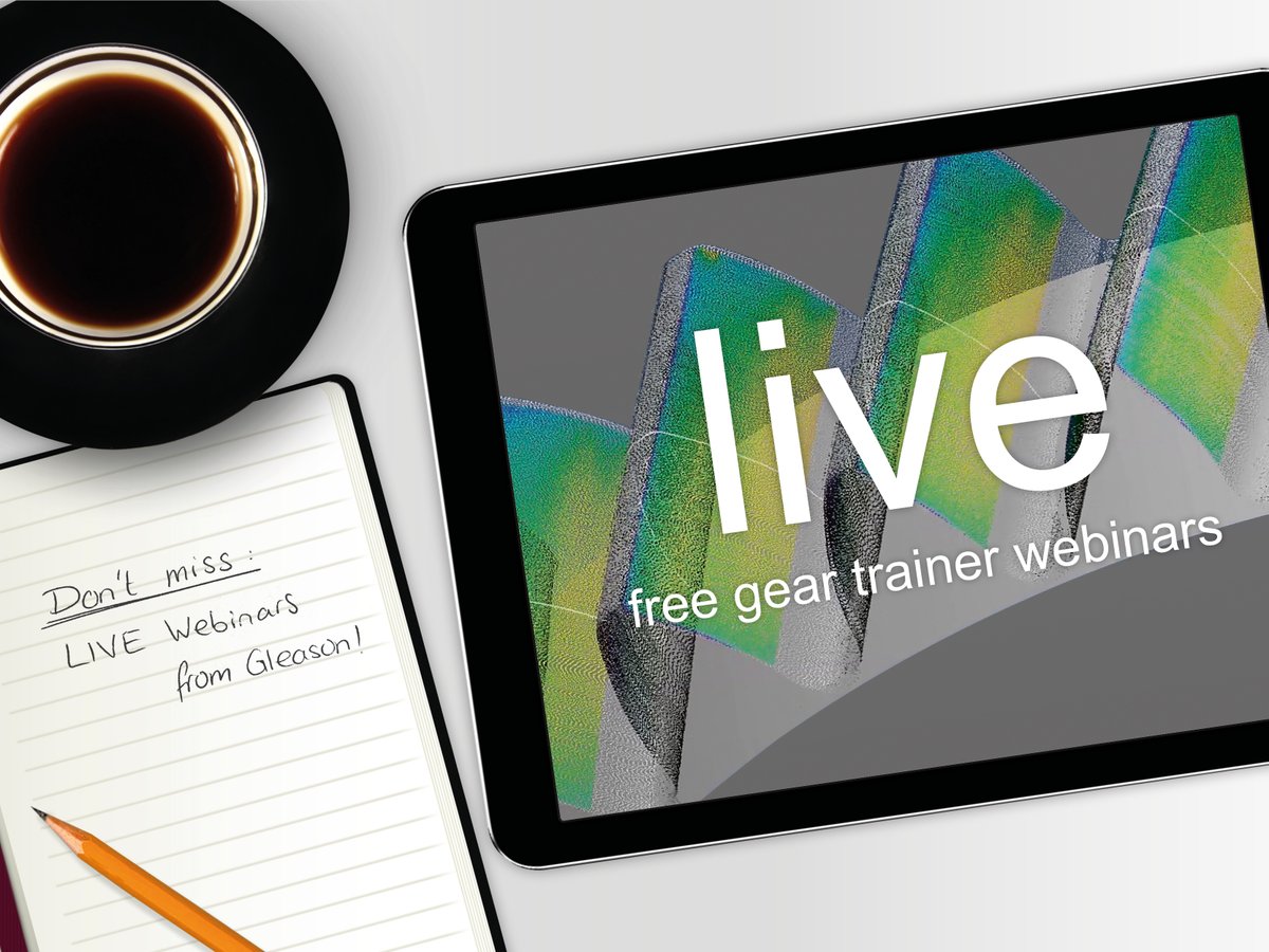 Gleasonposts's tweet photo. Tomorrow’s Gear Trainer Webinar reveals the latest enhancements in gear noise detection via optical/laser or tactile inspection and gear noise evaluation by Advanced Waviness Analysis. Register now: https://t.co/2WMcQ94UP8 https://t.co/y7h3QPWVIe