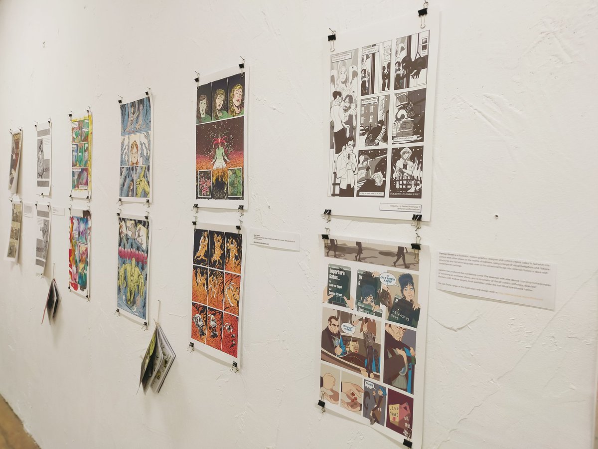 hesir's tweet image. Last few days of #JustPaperAndInk at #TheSpace, Prospect Centre. Drop by and learn a little more about #Comics as just another medium for stories. With several examples of #Hull based #Creatives too :) #MakeComics