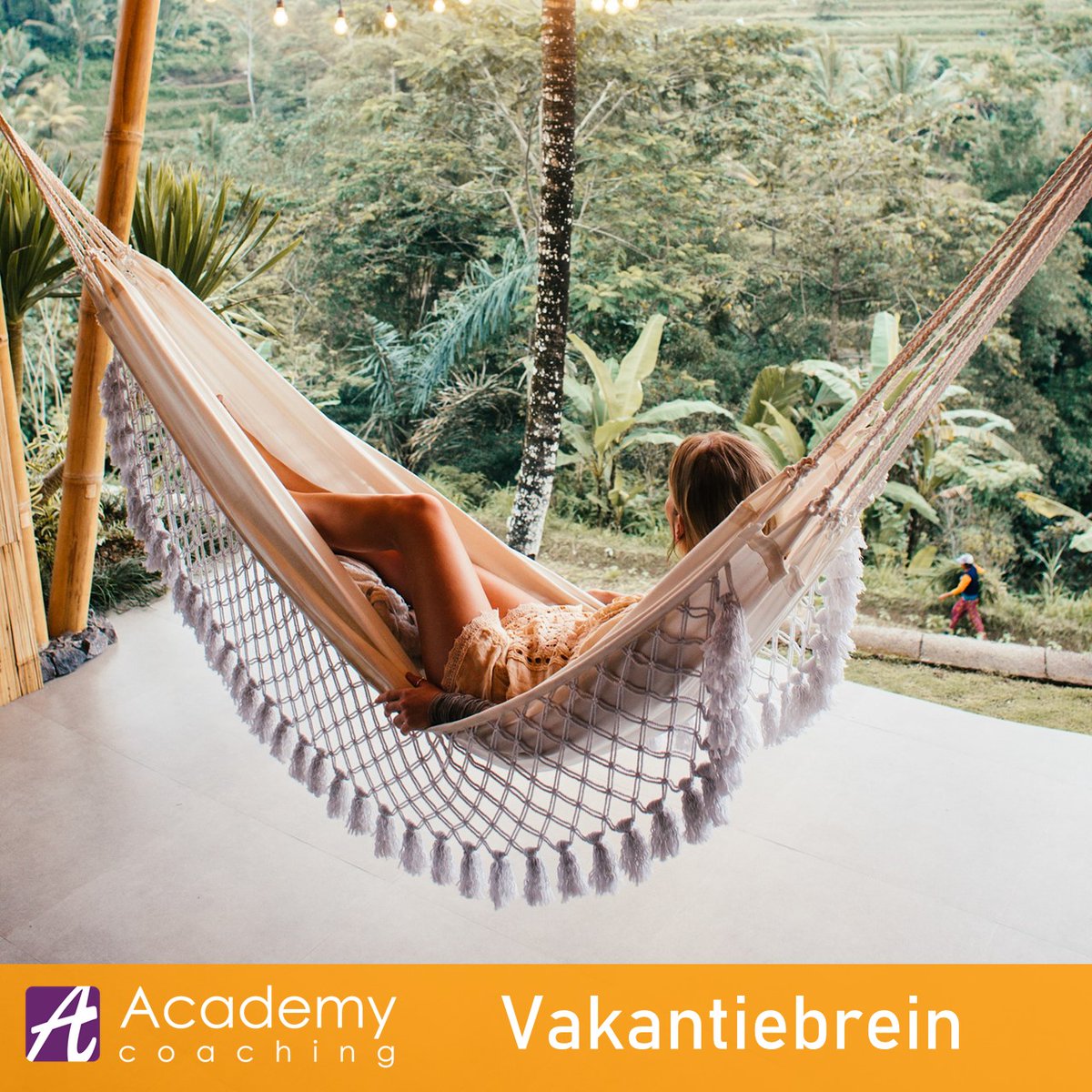 Het is vakantie! Na een lange reis zit je dan eindelijk in die hangmat. Hier heb je het hele jaar naar voor gewerkt. En dan ontstaat het ‘vakantiebrein’. academycoaching.nl/vakantiebrein/