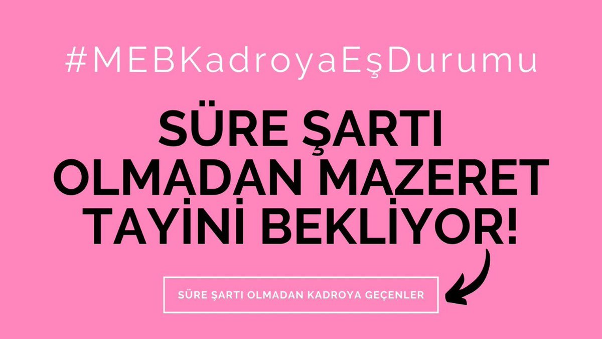 deniz_sari_9's tweet photo. Sözleşmeden kadroya geçen öğretmenler EŞ DURUMU TAYİNİ bekliyor.6
@Yusuf__Tekin
@kemalsamlioglu
@farukyelkenci 
@isaritas_ 
@cftcblnt 
@omurfatih

#MEBKadroyaEşDurumu https://t.co/yvcRTc1IXm