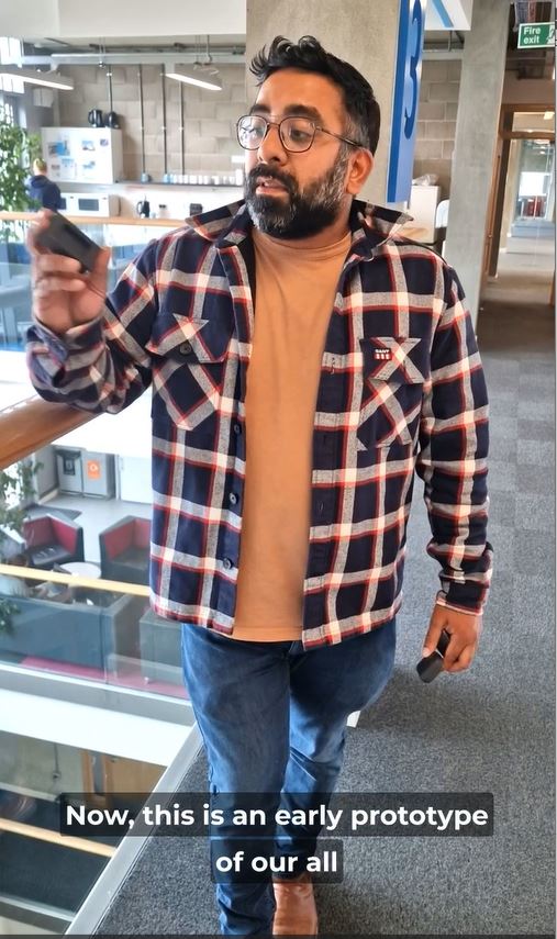 Picture this: an #earbud case that doubles as a remote microphone, giving you the ability to #hear in any environment.👂 📷Watch Rick Radia explain how our NEW product concept has the potential to revolutionize the way we approach assistive listening: linkedin.com/posts/audiotel…