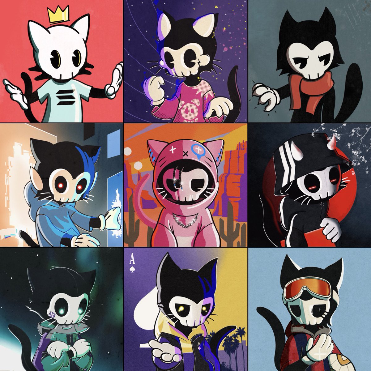The_SolCat's tweet image. Solana has 9 cats, Nine Lives… so far.

Extremely personal custom based avatars showcasing different iterations of my favorite cat creation.

Can’t wait to meet the next few. 

More than a pfp.