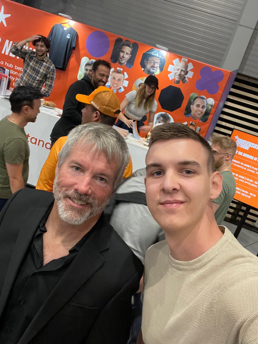 n_grbovic's tweet photo. And the people I met here... people that inspire me to learn, stack and talk #Bitcoin

Thank you! @saylor, @LinaSeiche, @saifedean 🧡 https://t.co/cwhyVBvxFT