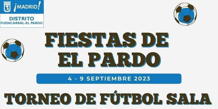 Se abre el plazo de inscripción para jugar en el torneo de fútbol-sala de las fiestas de El Pardo. Te informamos de la fecha, categorías, premios... Aquí: elpardo.net/2023/07/26/tor…  <a href="/ud_arroyofresno/">UD Arroyofresno</a>