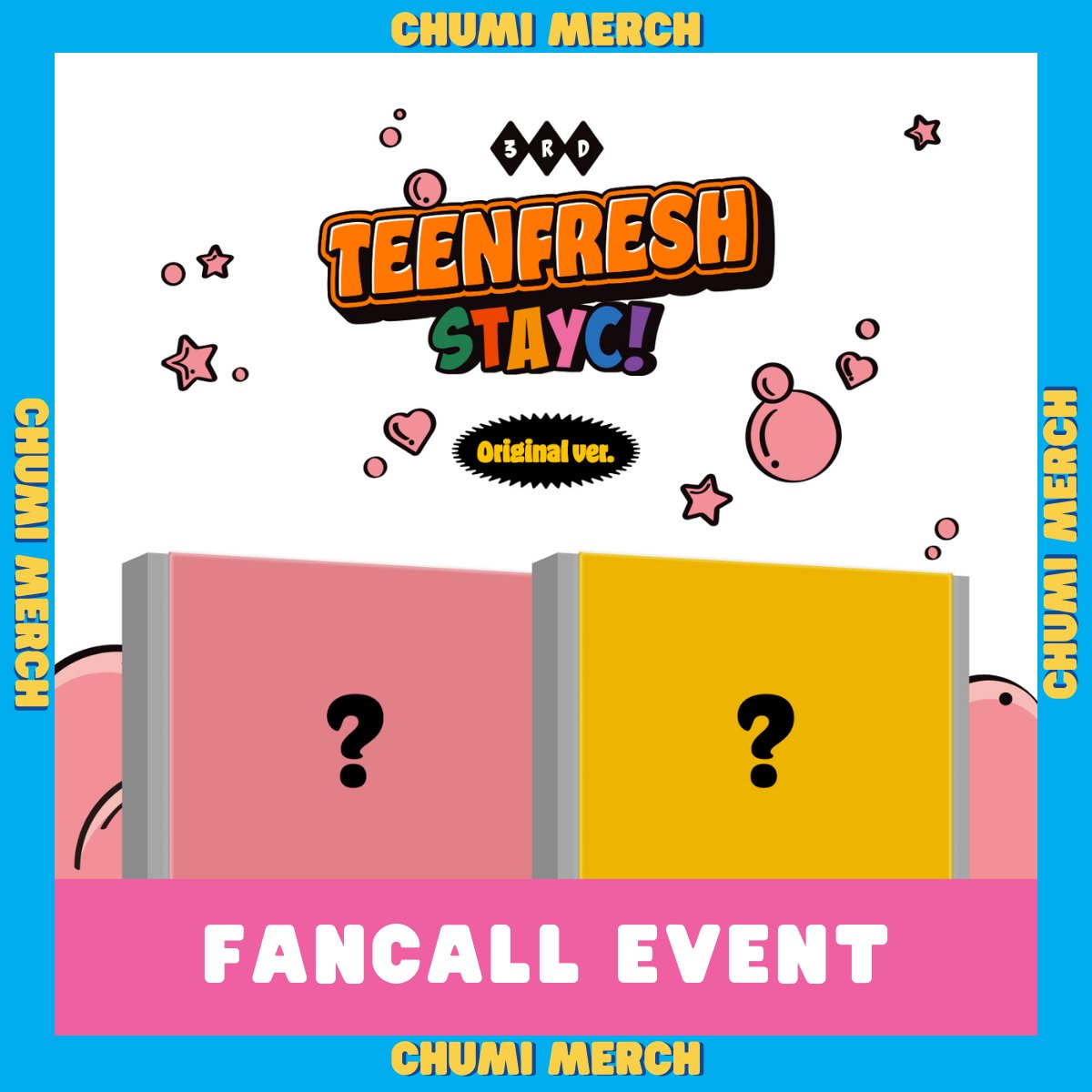 chumimerchph's tweet photo. #ChumiMerchGO PH GO | WTS LFB

[KTown4U Video Call Fansign] STAYC - The 3rd Mini Album TEENFRESH
✅1 cd =1 poca =1 entry
✅draw: signed pola
✅win fancall  w/ chosen member + signed cd

💙w/ freebies
💙P1,185 /DP + LSF
💙NETA (ALL-IN)/FETA (+ISF)
DOO: 7/27 https://t.co/Yvfam066se https://t.co/dyQOHmo3cf