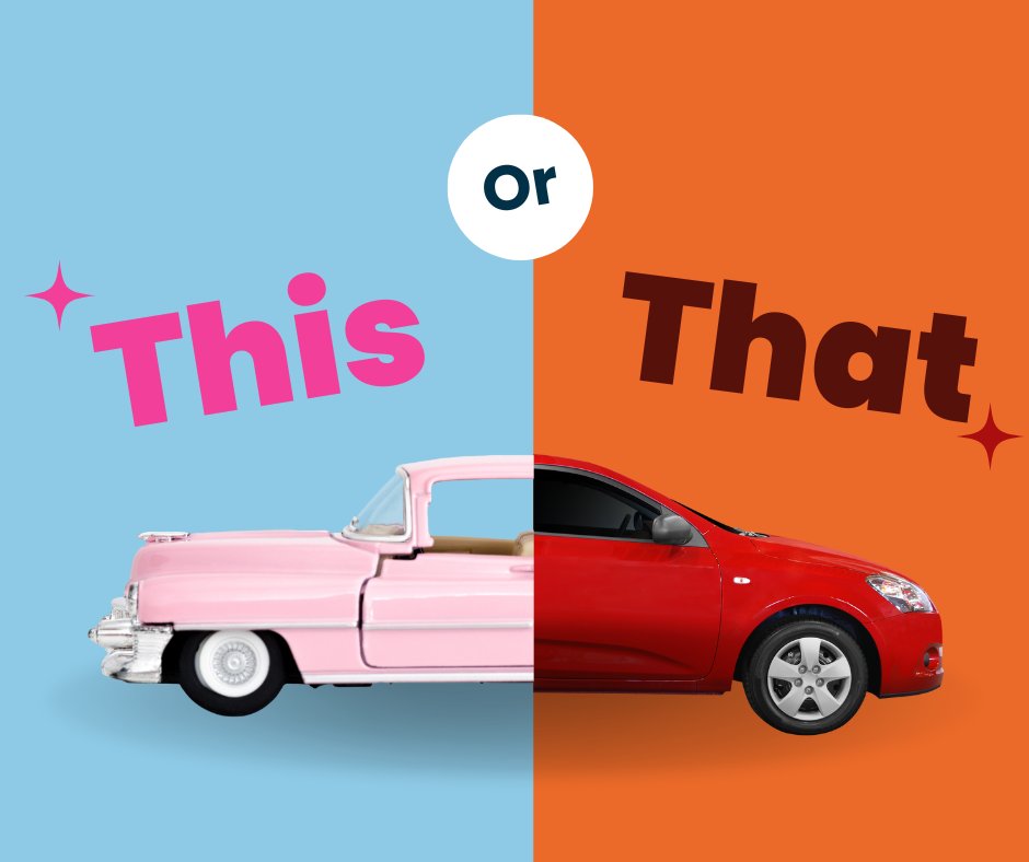With the whole world going Barbie/Oppenheimer mad, which team are you on?  
💗 or 🤎

💗 - Team Pink Convertible!
🤎 - Team Red Saloon!

Let us know which you prefer 👇