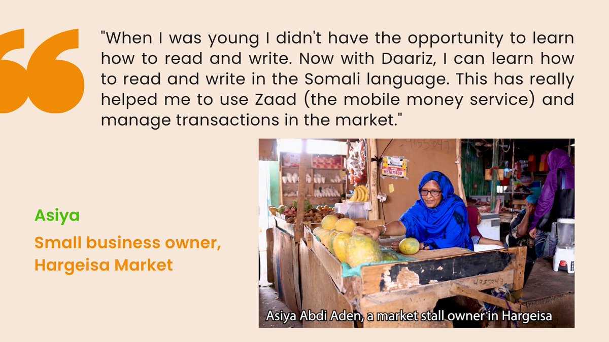 SahamiyeFdn's tweet photo. Asiya shares her literacy story 🙌📚💛

#RightToEducation #literacy #GenderEquality #Daariz https://t.co/2qD2Xc3OjJ