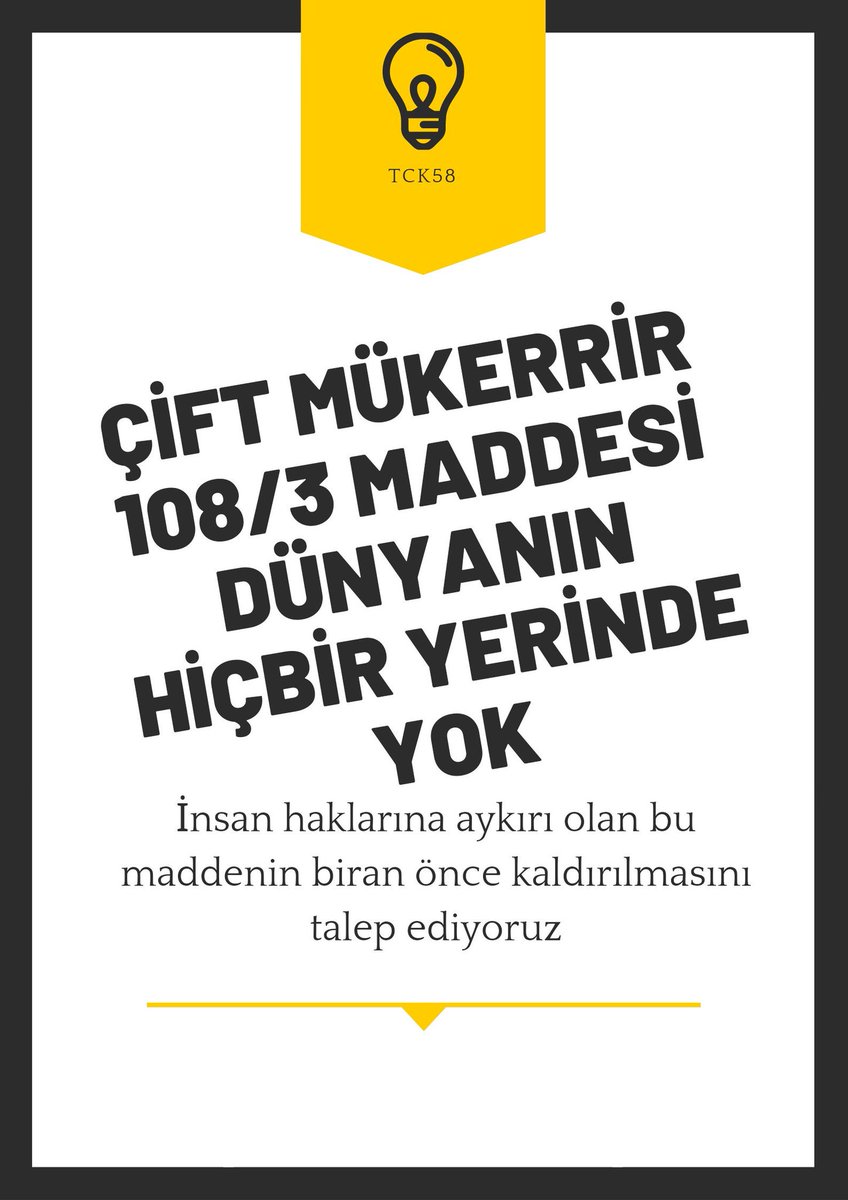 #CiftMukerrereAdalet. CEZA EVİNDE UNUTULANLAR 4/4MUKERRER CEZALAR İPTAL EDILMELİ .<a href="/AYMBASKANLIGI/">Anayasa Mahkemesi</a> <a href="/eczozgurozel/">Özgür Özel</a> <a href="/06melihgokcek/">İbrahim Melih Gökçek</a> <a href="/yilmaztunc/">Yılmaz TUNÇ</a> <a href="/YildizFeti/">Feti Yıldız</a> <a href="/NumanKurtulmus/">Numan Kurtulmuş</a> <a href="/MHP_Bilgi/">MHP</a>