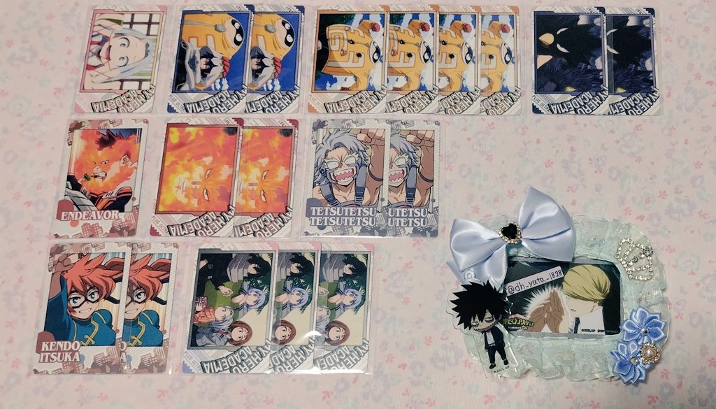 dh_yuta_1828's tweet photo. 【交換】ヒロアカ スナップマイド スナマイ

譲:緑谷 爆豪 轟 相澤 心操 波動 上鳴 死柄木 トガ 物間 幼馴染 壊理 天喰&amp;ファットガム ファットガム 常闇 エンデヴァー 鉄哲 拳藤 集合

求:5弾荼毘 5弾/3弾ベストジーニスト

→ https://t.co/HGOSvNq4Wa