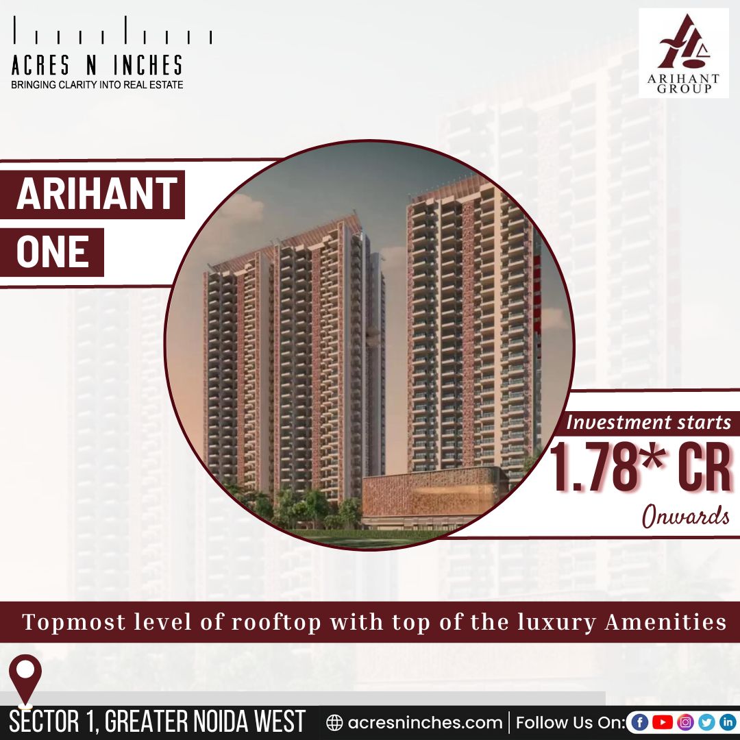 acres_ninches's tweet photo. ARIHANT ONE | ANI OFFICIAL | ACRES N INCHES
Real Estate Consultant in Noida
"
#ANI #AcresNInchesOfficial #AcresNInches #ANI_Chunein_Behtar_Chunein #ANIChuneinBehtarChunein #ANI_चुनेंबेहतरचुनें #acresniches #arihantone #arihant #arihantoneproject #comingsoon #Noida https://t.co/RFK6M8o6JN