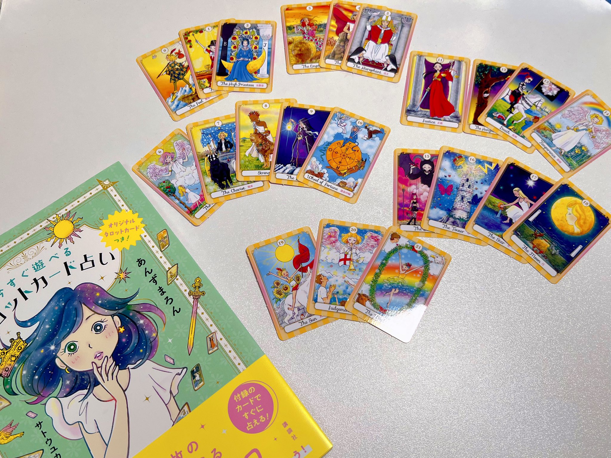 あんずまろん くじ S賞 レア ブランケット タロット あんずまろんタロット （ 日本語解説書付き タロットカード あんず