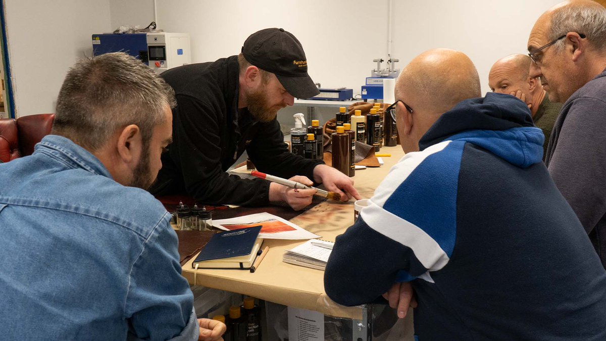 Learn from the experts how to clean and repair leather with our Professional Leather Training Courses!

Book your space on our next 5-day training course on the 11th of September: furnitureclinic.co.uk/leather-traini…