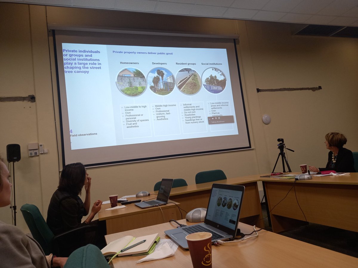 MazingiraM's tweet photo. Happening now!
Urban Forestry seminar hosted by @ICRAF to discuss the value of street trees in cities.
It's interesting to note that 5 exotic tree species form 25% of tree species in Nairobi City and @KURAroads has 7000 hectares of road reserves that needs greening. https://t.co/ELiXVOKVEc