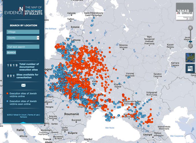 UCL_Holocaust's tweet photo. OTD in 1941 saw killing operations in Bessarabia completed. Bet. 150,000-200,000 Jews had been murdered. 
Help young people learn about 'Holocaust by bullets' using Unit 4.3 of our textbook, or explore 
@yahadinunum's #InEvidence &amp; its digital map: https://t.co/h4SckvSSjG https://t.co/qiyquIZPKi