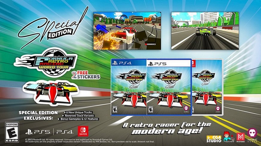Formula Retro Racing: World Tour – Special Edition physical release for (#NintendoSwitch/#PS4/#PS5) is up for pre-order on Amazon:
NSW: https://t.co/6KHkqIXbEe
PS4: https://t.co/tlA0e7SGvv
PS5: https://t.co/0GnKsp1zMP
Also on VGP
https://t.co/hmncNHZOpP https://t.co/fmAfVqhYQU